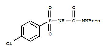 Benzenesulfonamide,4-chloro-N-[(propylamino)carbonyl]-