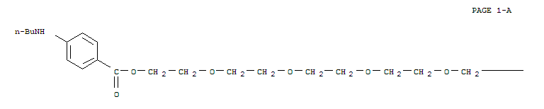 Benzoic acid,4-(butylamino)-, 3,6,9,12,15,18,21,24,27-nonaoxaoctacos-1-yl ester