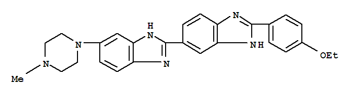 2,5'-Bi-1H-benzimidazole,2'-(4-ethoxyphenyl)-5-(4-methyl-1-piperazinyl)-