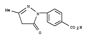 Benzoic acid,4-(4,5-dihydro-3-methyl-5-oxo-1H-pyrazol-1-yl)-