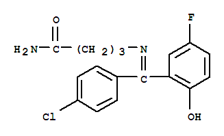 Butanamide,4-[[(4-chlorophenyl)(5-fluoro-2-hydroxyphenyl)methylene]amino]-