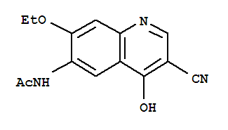 3-Cyano-7-ethoxy-4-hydroxy-6-(acetylamino)quinoline  
