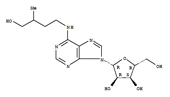 2-(hydroxymethyl)-5-[6-[(4-hydroxy-3-methylbutyl)amino]purin-9-yl]oxolane-3,4-diol