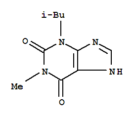 1H-Purine-2,6-dione,3,9-dihydro-1-methyl-3-(2-methylpropyl)-