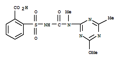 Benzoic acid,2-[[[[(4-methoxy-6-methyl-1,3,5-triazin-2-yl)methylamino]carbonyl]amino]sulfonyl]-
