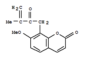 7-methoxy-8-(3-methyl-2-oxobut-3-enyl)chromen-2-one