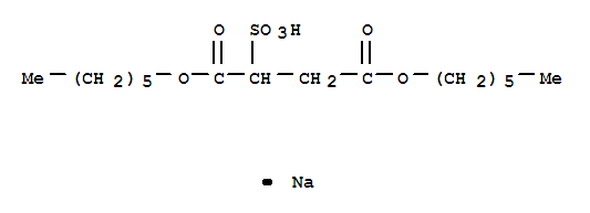 Butanedioic acid,2-sulfo-, 1,4-dihexyl ester, sodium salt (1:1)