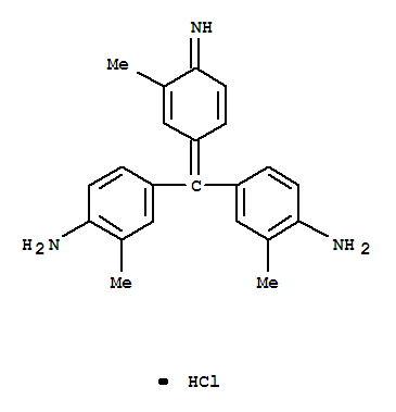Benzenamine,4,4'-[(4-imino-3-methyl-2,5-cyclohexadien-1-ylidene)methylene]bis[2-methyl-,hydrochloride (1:1)