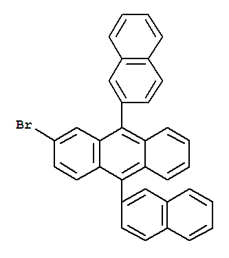 Anthracene, 2-bromo-9,10-di-2-naphthalenyl-