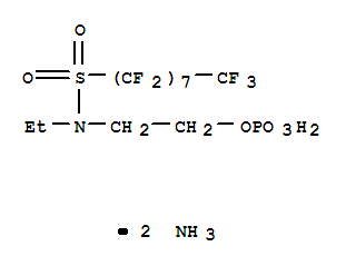 Diammonium N-Ethylheptadecafluoro-N-[2-(phosphonat...