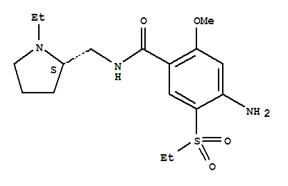 Benzamide,4-amino-N-[[(2S)-1-ethyl-2-pyrrolidinyl]methyl]-5-(ethylsulfonyl)-2-methoxy-
