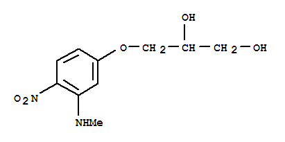 3-[3-(methylamino)-4-nitrophenoxy]propane-1,2-diol