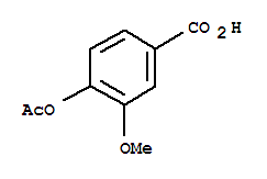 Benzoic acid,4-(acetyloxy)-3-methoxy-