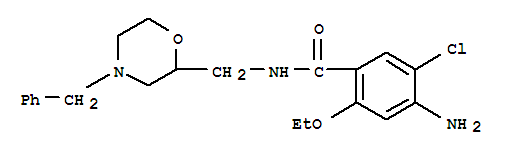 4-amino-N-((4-benzyl-2-morpholinyl)-methyl)-5-chloro-2-ethoxybenzamide