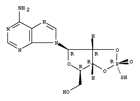 Adenosine, cyclic2',3'-(hydrogen phosphorothioate), (R)- (9CI)