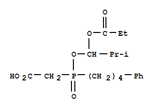 [2-Methyl-l-(l-Oxopropoxy)Propoxy][(4-Phenylbutyl)Phosphinyl]Acetic Acid