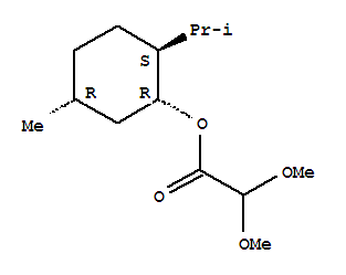 Acetic acid,dimethoxy-, (1R,2S,5R)-5-methyl-2-(1-methylethyl)cyclohexyl ester (9CI)