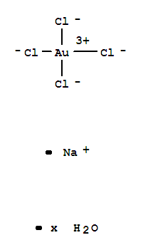 sodium,tetrachlorogold(1-),hydrate
