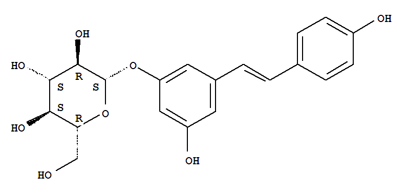 beta-D-Glucopyranoside, 3-hydroxy-5-(2-(4-hydroxyphenyl)ethenyl)phenyl