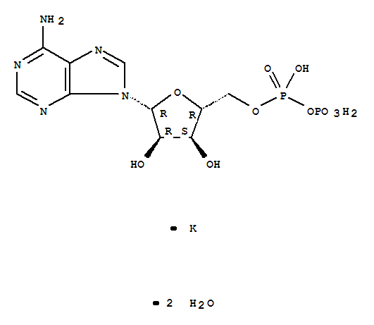 Adenosine5'-(trihydrogen diphosphate), monopotassium salt, dihydrate (9CI)