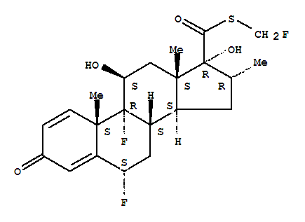 Androsta-1,4-diene-17-carbothioicacid, 6,9-difluoro-11,17-dihydroxy-16-methyl-3-oxo-, S-(fluoromethyl) ester, (6a,11b,16a,17a)-