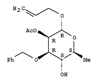 Allyl 2-O-acetyl-3-O-benzyl-alpha-L-rhamnopyranosi...