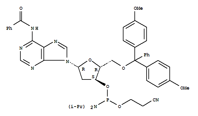5'-O-(4,4'-Dimethoxytrityl)-N6-benzoyl-2'-deoxyadenosine-3'-(2-cyanoethyl-N,N-diisopropyl)phosphoramidite  