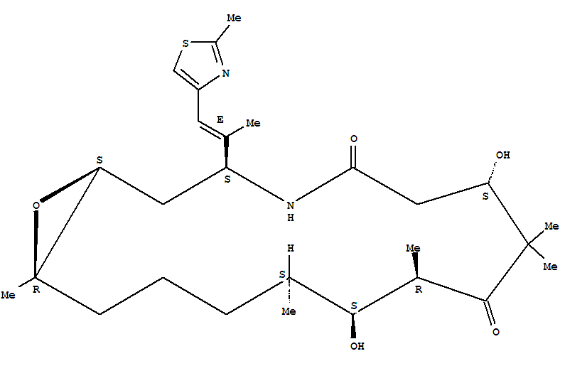 17-Oxa-4-azabicyclo[14.1.0]heptadecane-5,9-dione,7,11-dihydroxy-8,8,10,12,16-pentamethyl-3-[(1E)-1-methyl-2-(2-methyl-4-thiazolyl)ethenyl]-,(1S,3S,7S,10R,11S,12S,16R)-