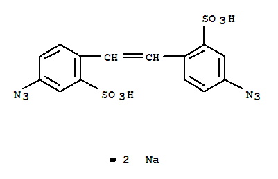 Benzenesulfonic acid,2,2'-(1,2-ethenediyl)bis[5-azido-, sodium salt (1:2)