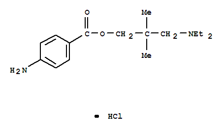 1-Propanol,3-(diethylamino)-2,2-dimethyl-, 1-(4-aminobenzoate), hydrochloride (1:1)