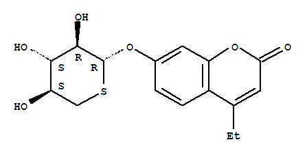 2H-1-Benzopyran-2-one,4-ethyl-7-[(5-thio-b-D-xylopyranosyl)oxy]-
