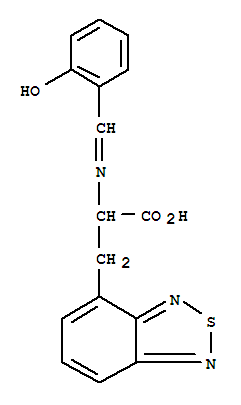 2,1,3-Benzothiadiazole-4-propanoicacid, a-[[(2-hydroxyphenyl)methylene]amino]-