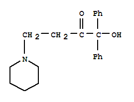 2-Butanone, 1,1-diphenyl-1-hydroxy-4-piperidino-