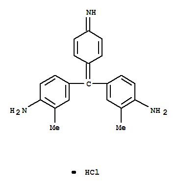Benzenamine,4-[(4-amino-3-methylphenyl)(4-imino-2,5-cyclohexadien-1-ylidene)methyl]-2-methyl-,hydrochloride (1:1)