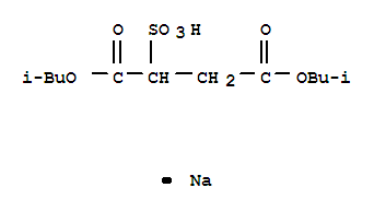 Butanedioic acid,2-sulfo-, 1,4-bis(2-methylpropyl) ester, sodium salt (1:1)