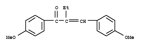1-Butanone,1-(4-methoxyphenyl)-2-[(4-methoxyphenyl)methylene]-