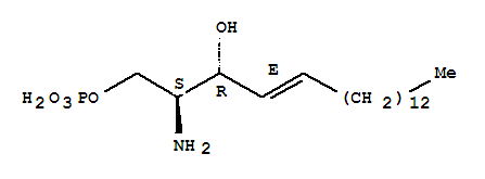 4-Octadecene-1,3-diol,2-amino-, 1-(dihydrogen phosphate), (2S,3R,4E)-