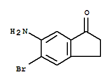 6-amino-5-bromo-2,3-dihydroinden-1-one