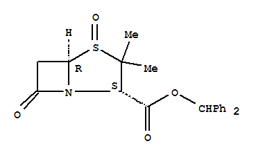 4-Thia-1-azabicyclo[3.2.0]heptane-2-carboxylic acid, 3,3-dimethyl-7-oxo-, diphenylmethyl ester, 4-oxide, (2S,5R)-