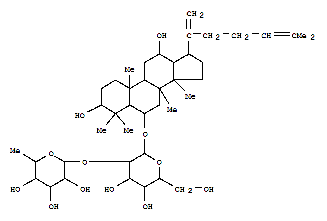 (3,6,12,20E)-3,12-Dihydroxydammara-20(22),24-dien-6-yl 2-O-(6- deoxy--L-mannopyranosyl)--D-glucopyranoside