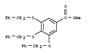 Benzoic acid,3,4,5-tris(phenylmethoxy)-, methyl ester