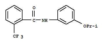 Benzamide,N-[3-(1-methylethoxy)phenyl]-2-(trifluoromethyl)-