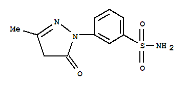 Benzenesulfonamide,3-(4,5-dihydro-3-methyl-5-oxo-1H-pyrazol-1-yl)-