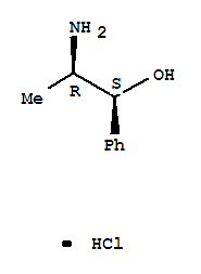 Benzenemethanol, a-[(1R)-1-aminoethyl]-,hydrochloride (1:1), (aS)-
