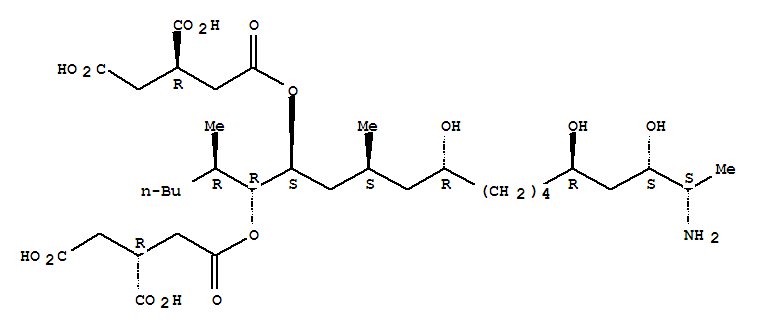 1,2,3-Propanetricarboxylicacid,1,1'-[(1S,2R)-1-[(2S,4R,9R,11S,12S)-12-amino-4,9,11-trihydroxy-2-methyltridecyl]-2-[(1R)-1-methylpentyl]-1,2-ethanediyl]ester, (2R,2'R)-