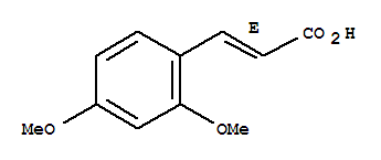 2-Propenoic acid,3-(2,4-dimethoxyphenyl)-, (2E)-