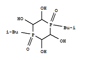 1,4-Diphosphorinane-2,3,5,6-tetrol,1,4-bis(2-methylpropyl)-, 1,4-dioxide  