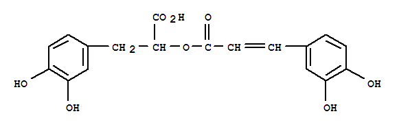 Benzenepropanoic acid, a-[[3-(3,4-dihydroxyphenyl)-1-oxo-2-propen-1-yl]oxy]-3,4-dihydroxy-