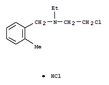 Benzenemethanamine,N-(2-chloroethyl)-N-ethyl-2-methyl-, hydrochloride (1:1)