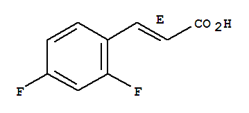2-Propenoic acid,3-(2,4-difluorophenyl)-, (2E)-